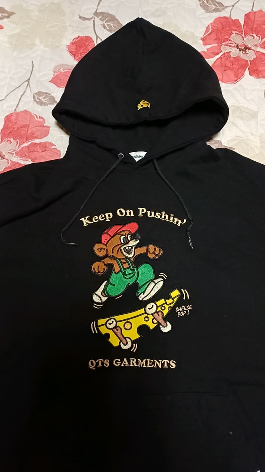 큐티에잇가먼츠 후드 110 가슴60 기장75 상품이미지2