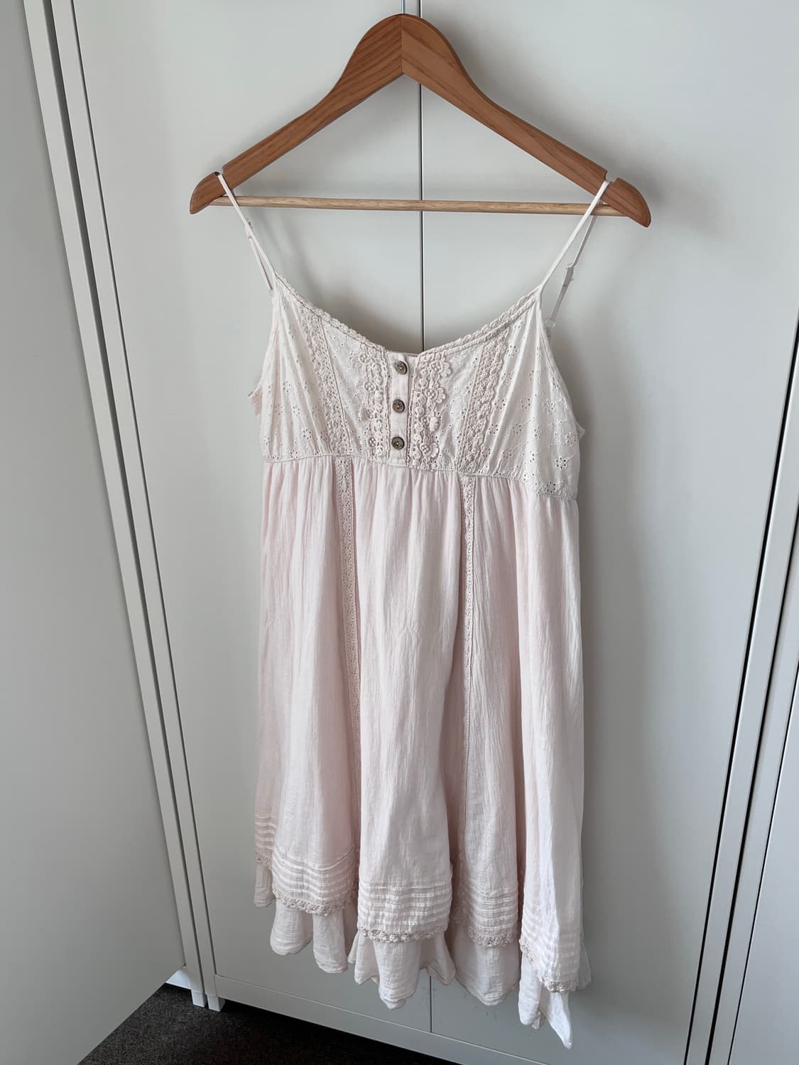 Vintage 펀칭 레이어드 나시 원피스 상품이미지2