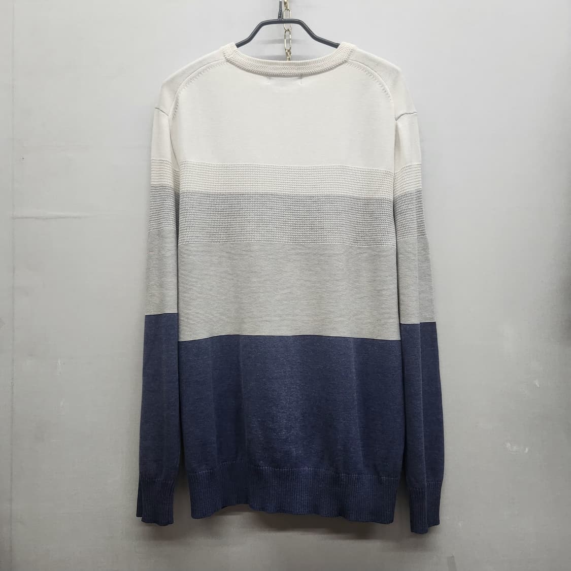 헤지스 컬러배색 얇은 니트 L 상품이미지3