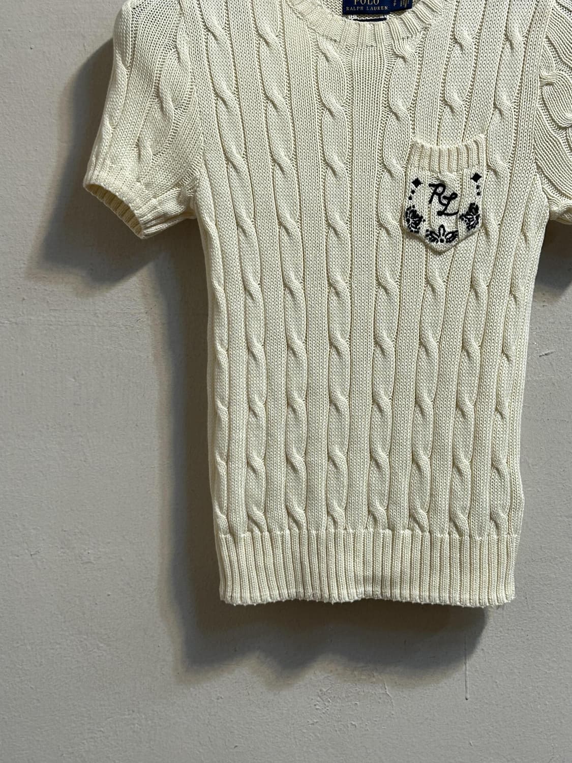 폴로 랄프로렌 케이블 반팔 니트 상품이미지4
