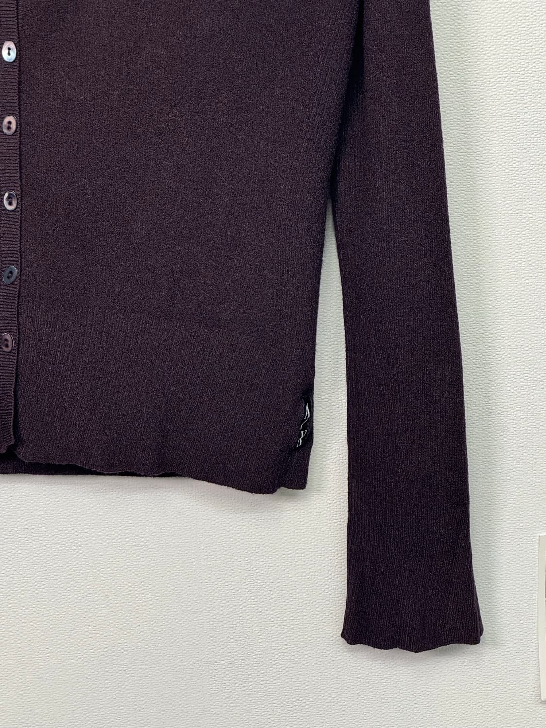 알마니 익스체인지 퍼플 가디건/N105 상품이미지2