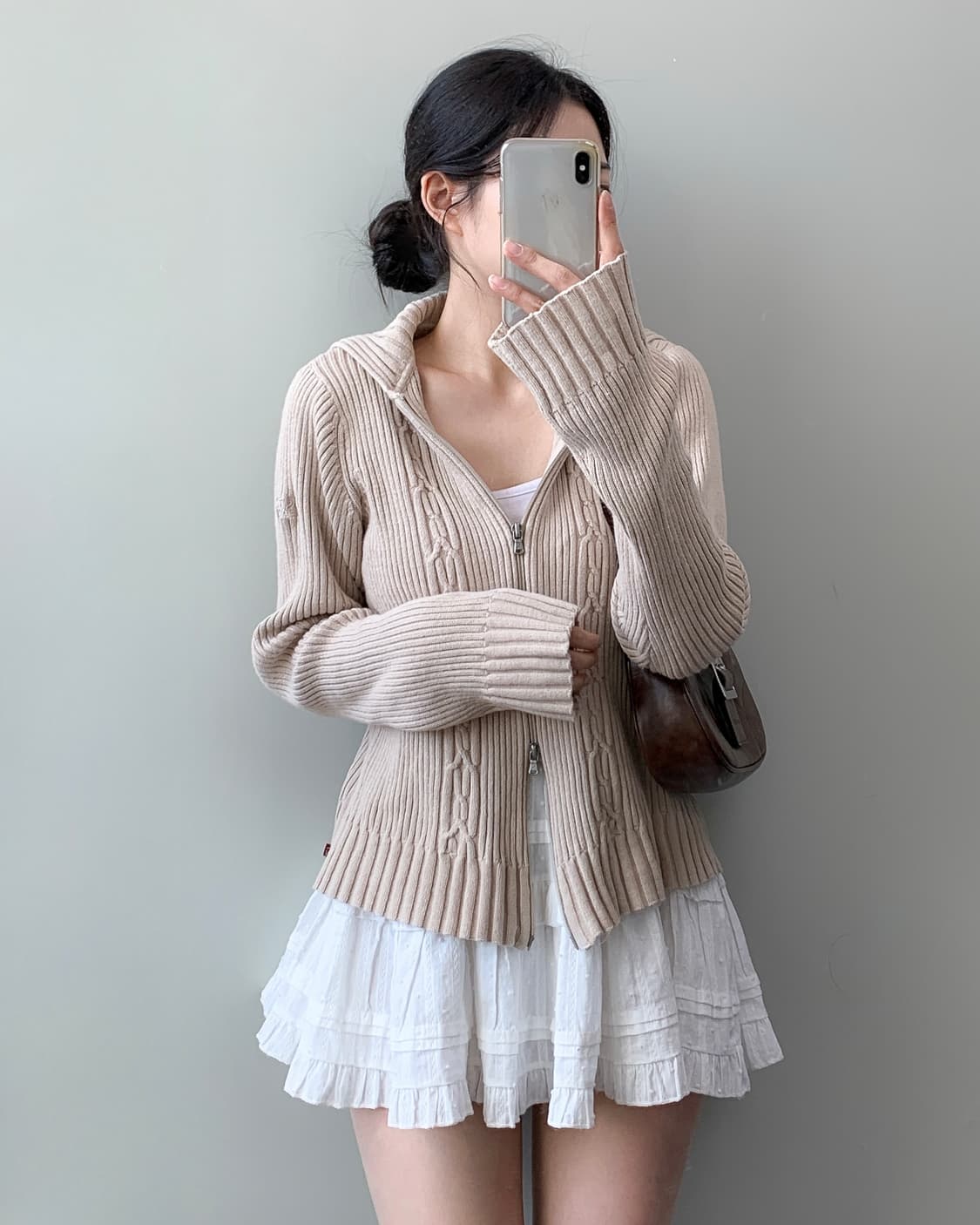 노티카 니트 집업 상품이미지2