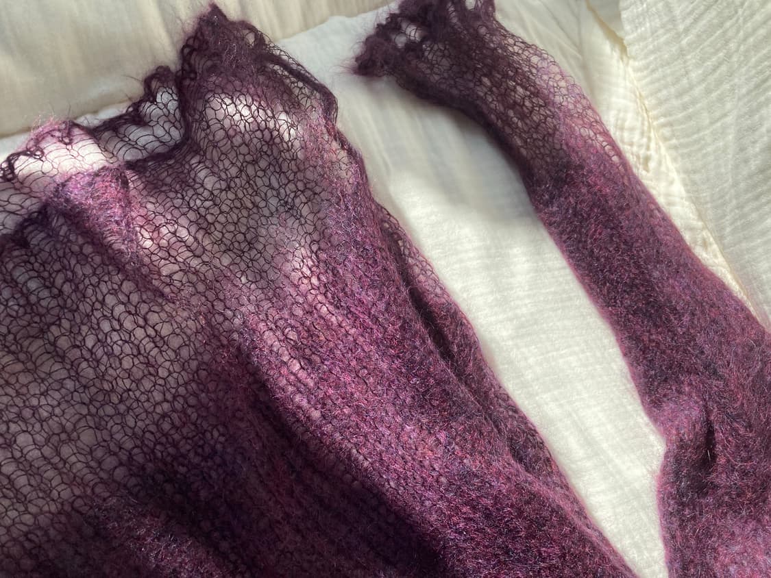 diesel mohair see through knit 상품이미지3