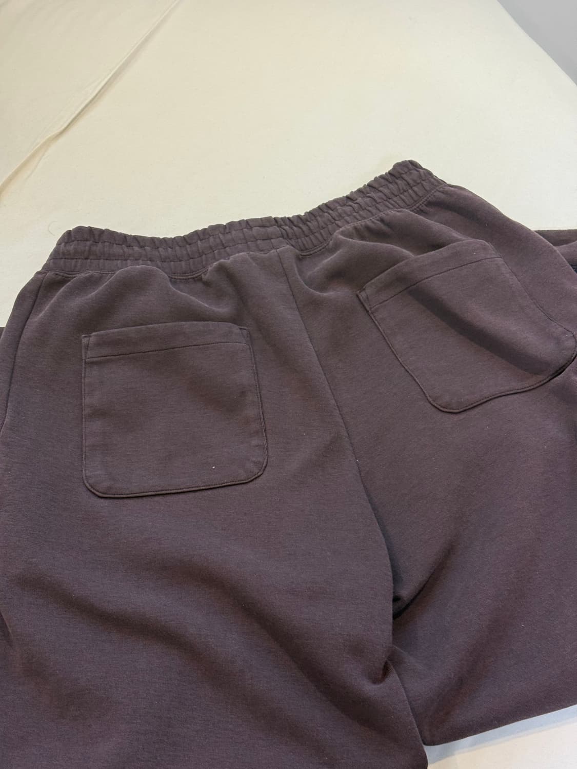 유니클로 C 스웨트와이드팬츠 다크브라운 L 상품이미지4