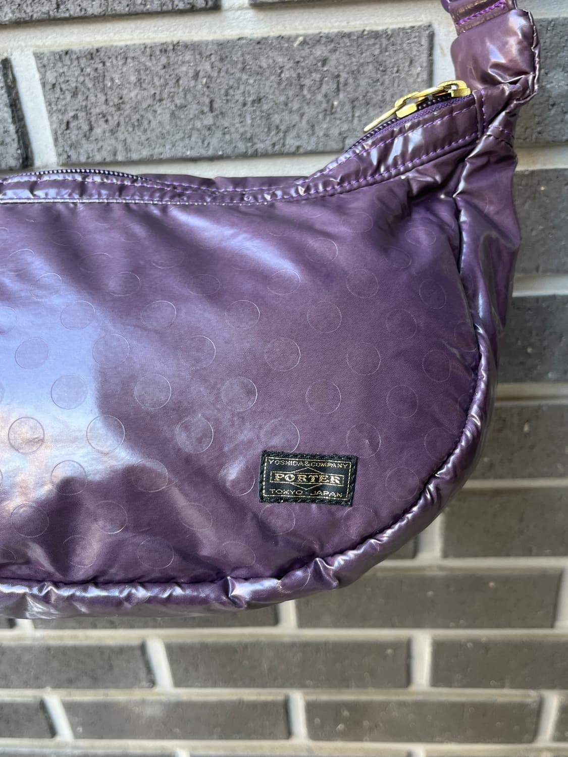 Porter 포터 도트 호보백 퍼플 상품이미지3