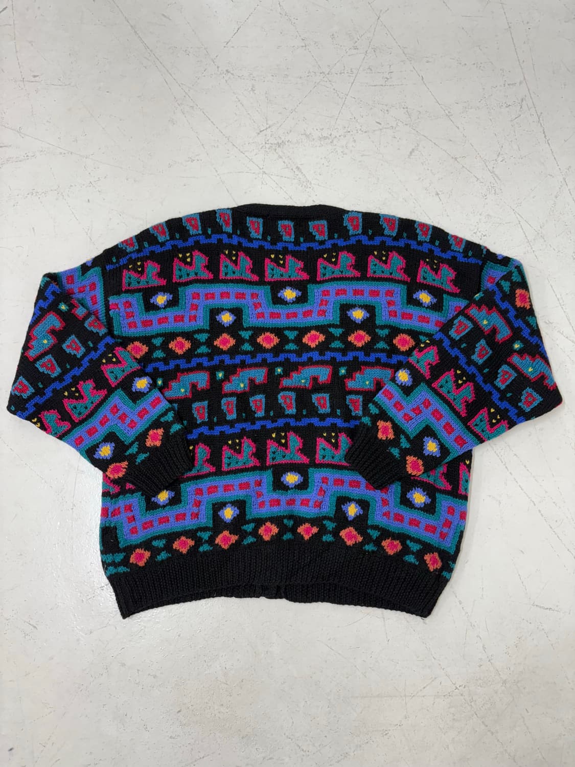 80’s LL Bean Cable Knit Wool Cardigan 상품이미지8