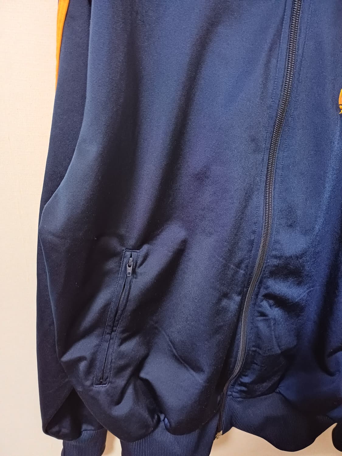 아디다스 파이어버드 트랙탑 져지 네이비 오렌지  상품이미지4