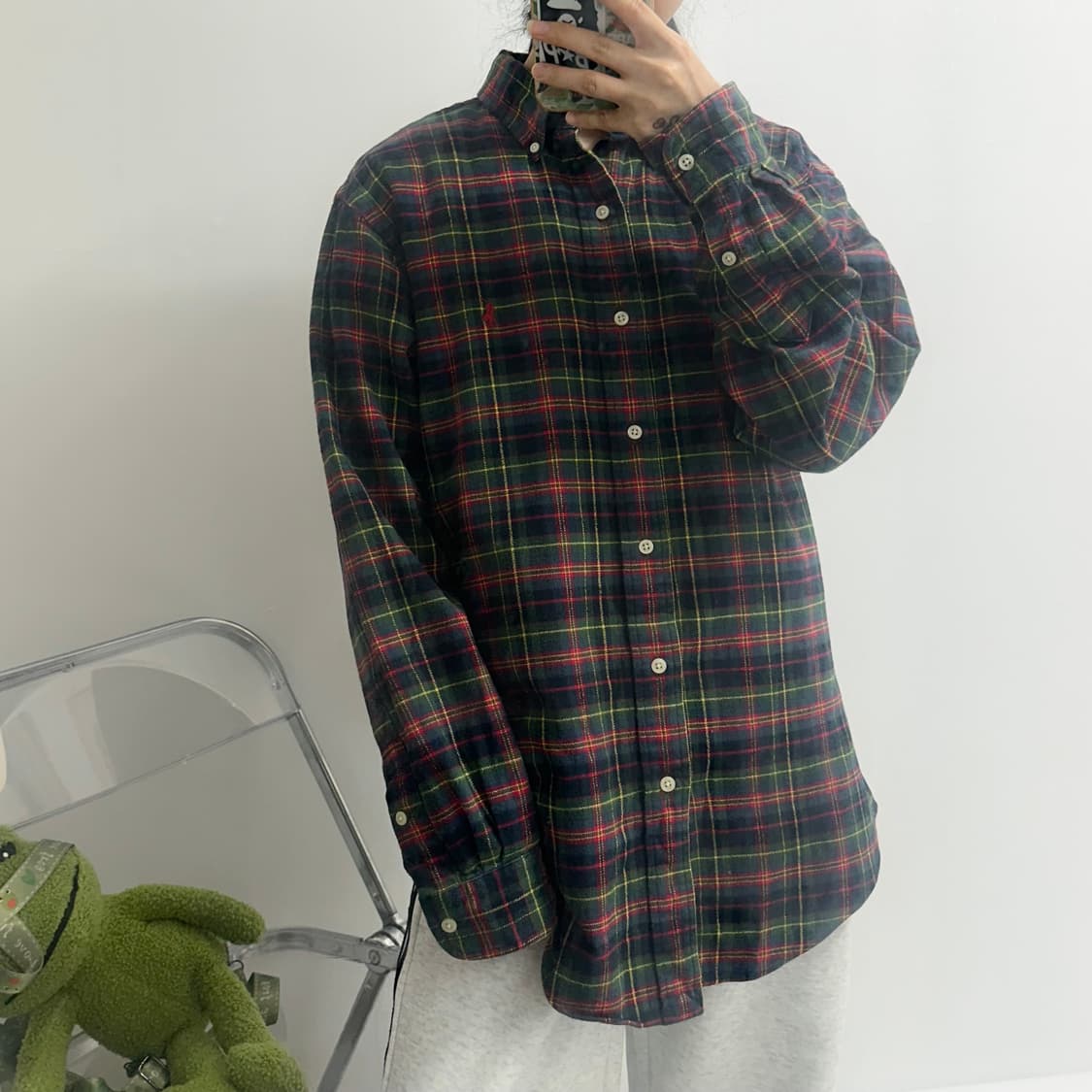 폴로랄프로렌 체크 남방 셔츠 상품이미지3