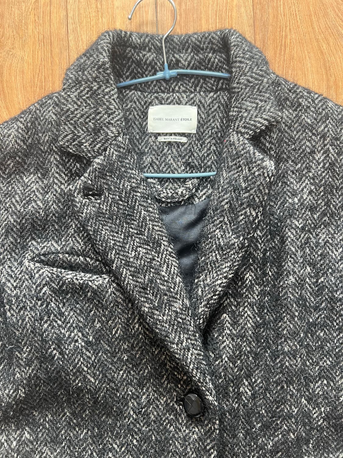 이자벨 마랑 에뚜왈 헤링본 코트 상품이미지3
