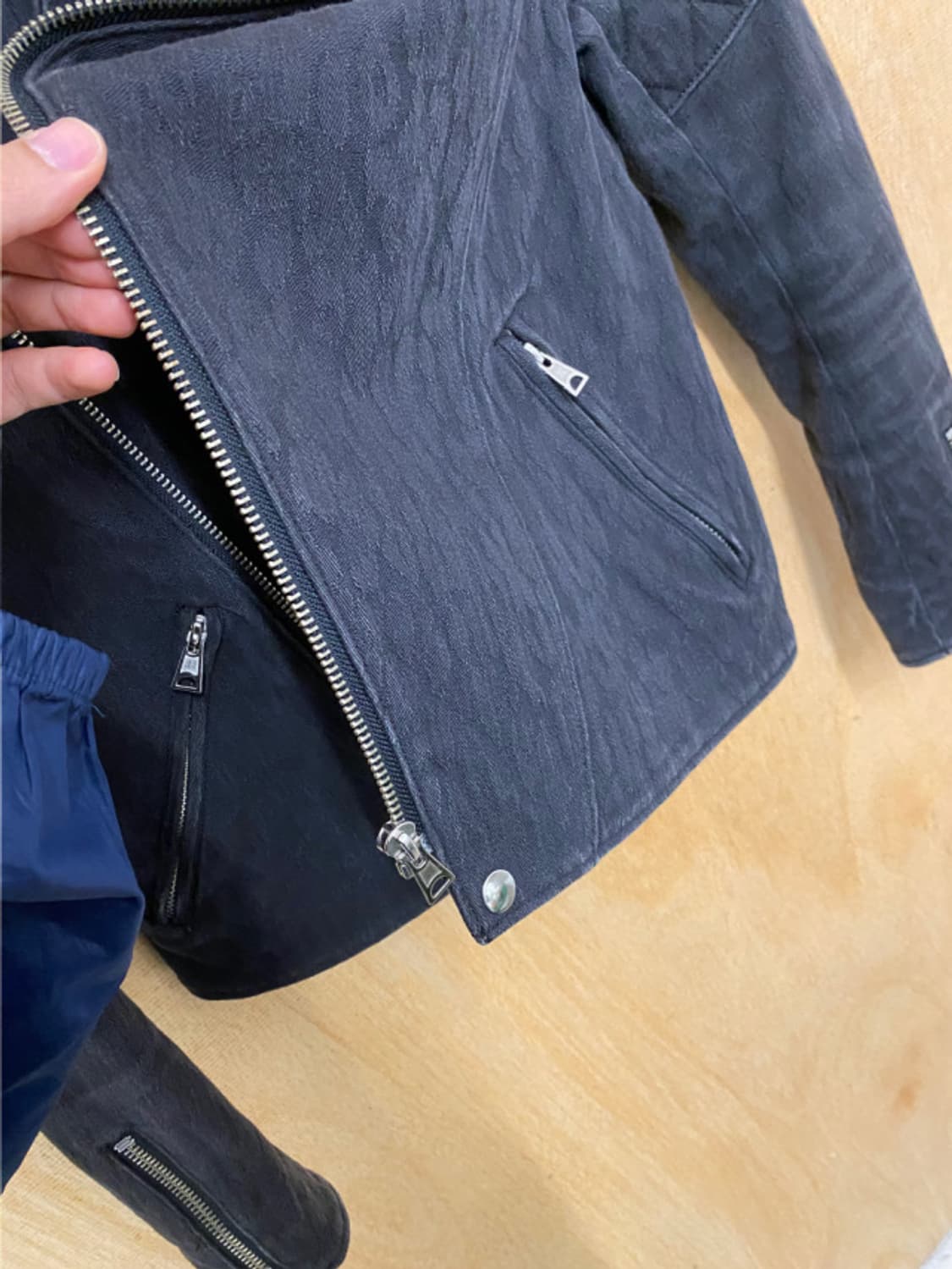  Y's yohji yamamoto python denim rider 상품이미지6