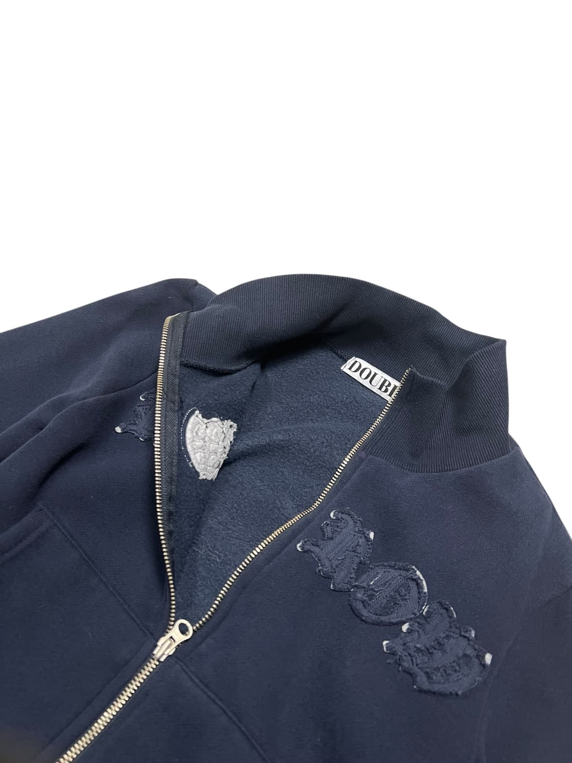 기모 타이포 집업 상품이미지4