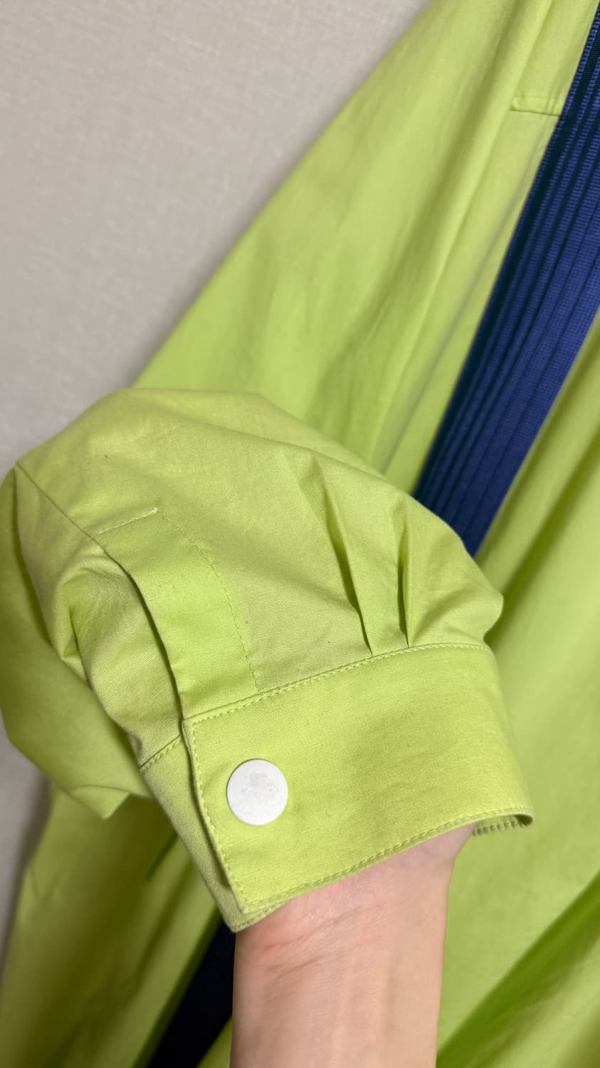 키코 코스타디노브 INEX 스냅 롱 셔츠 라임 상품이미지4