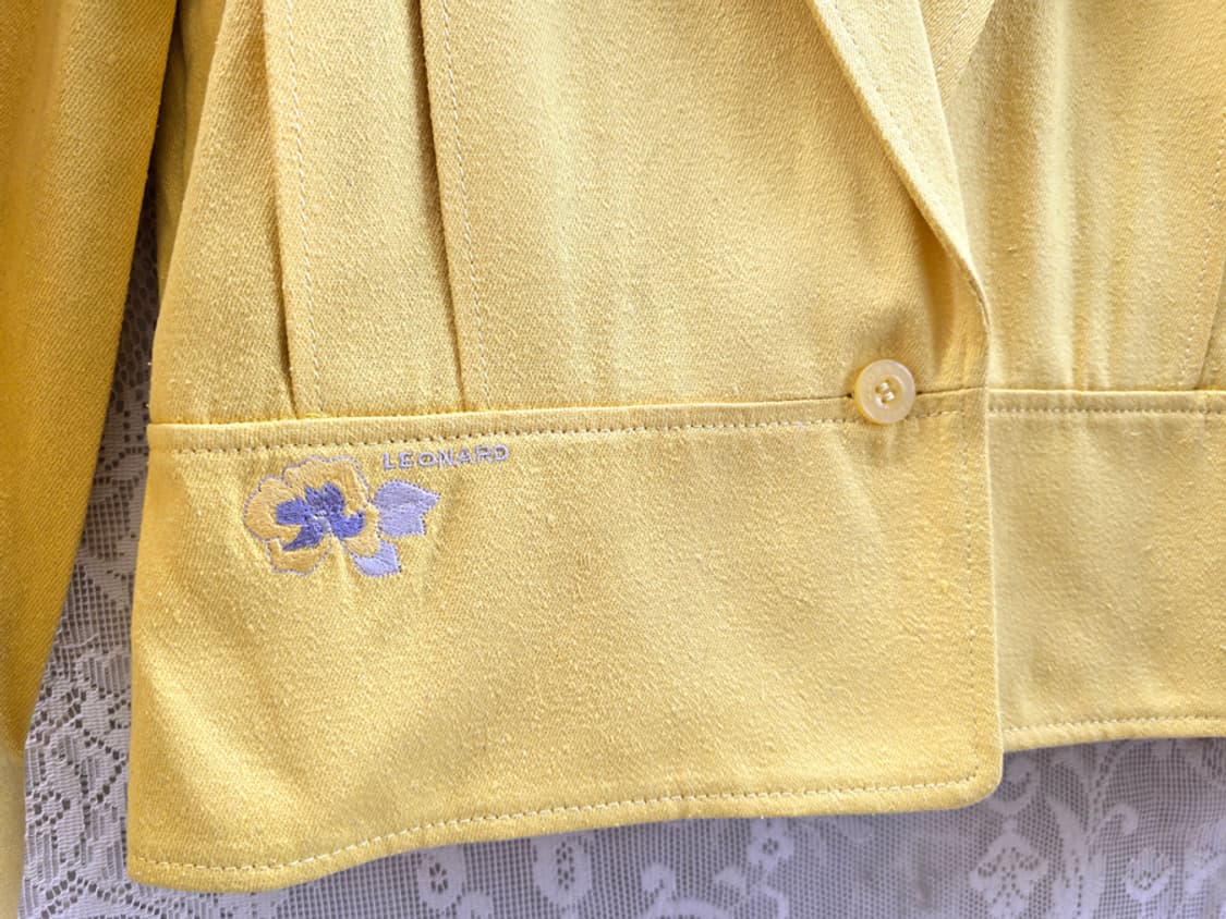 80-90s 레오나드 실크 투피스 상품이미지3