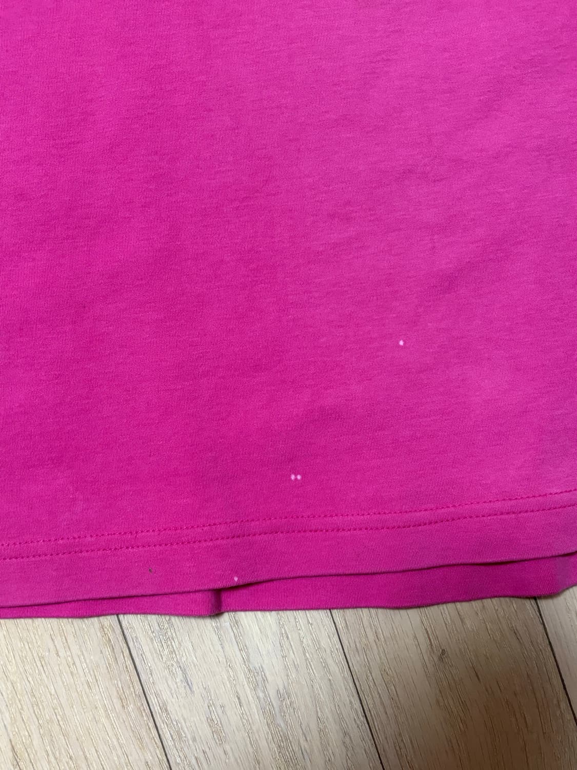 빈티지) 버버리 블랙라벨 핫핑크 단추 티셔츠 상품이미지5