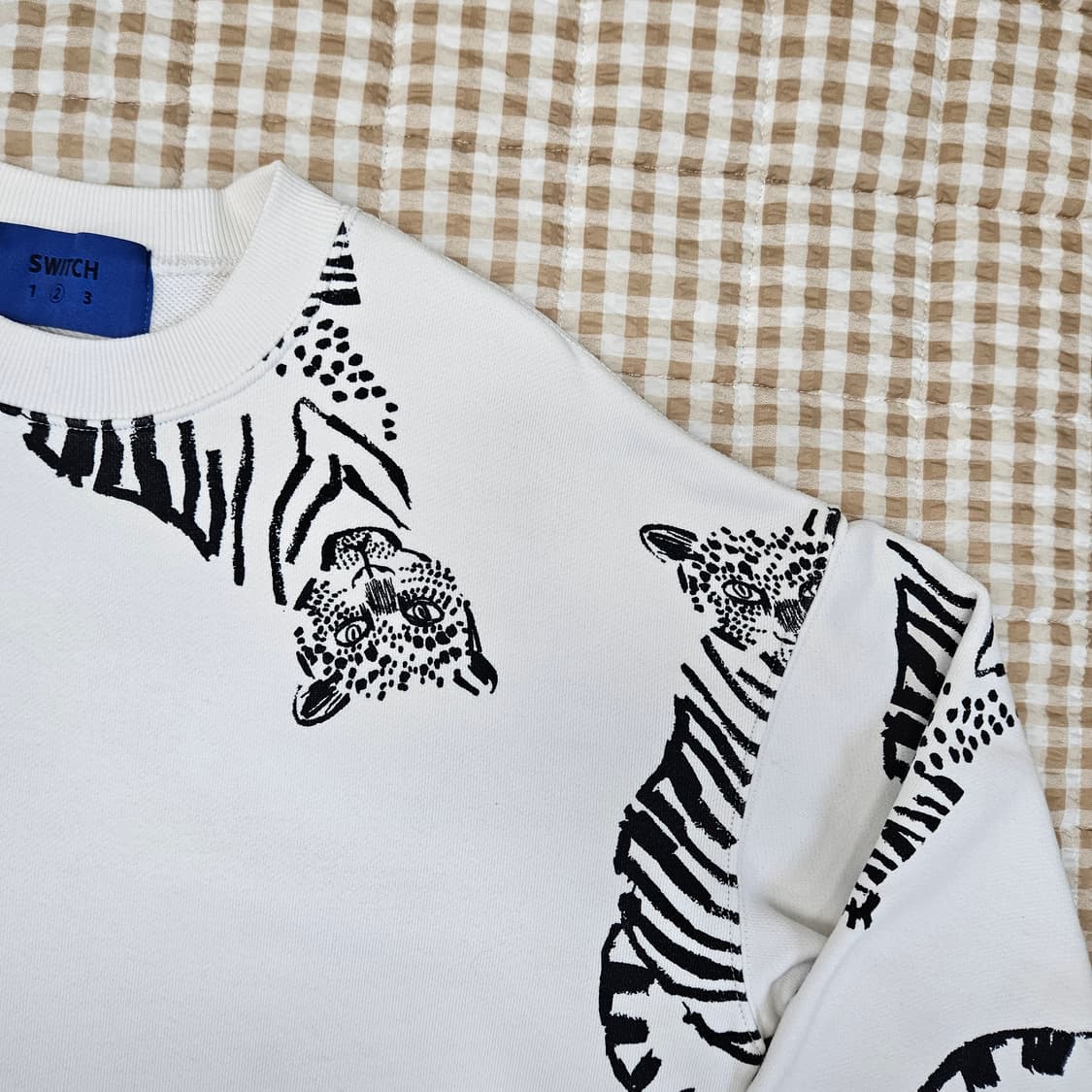 스위치123 오버핏 맨투맨 남자100 상품이미지3