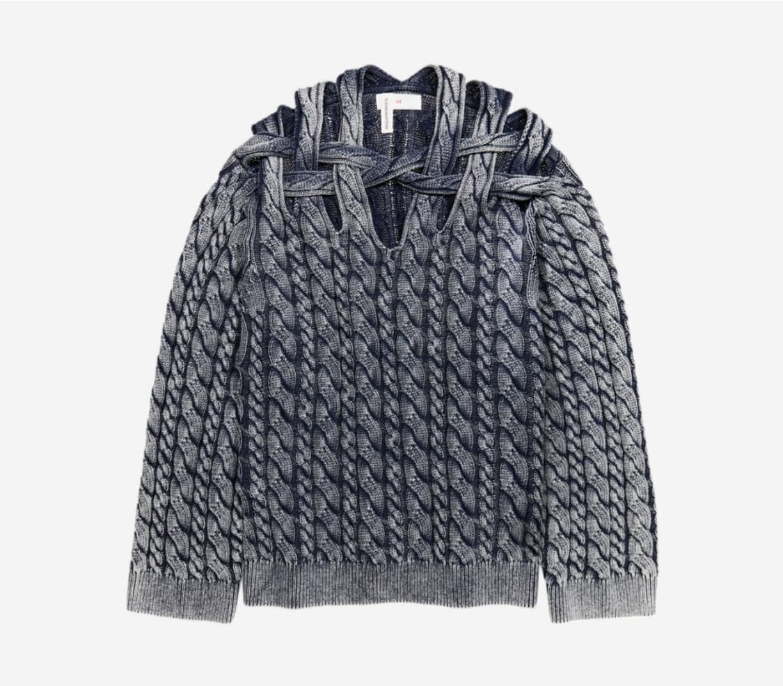 H&M 글렌마틴스 컷아웃 니트 XL 상품이미지1