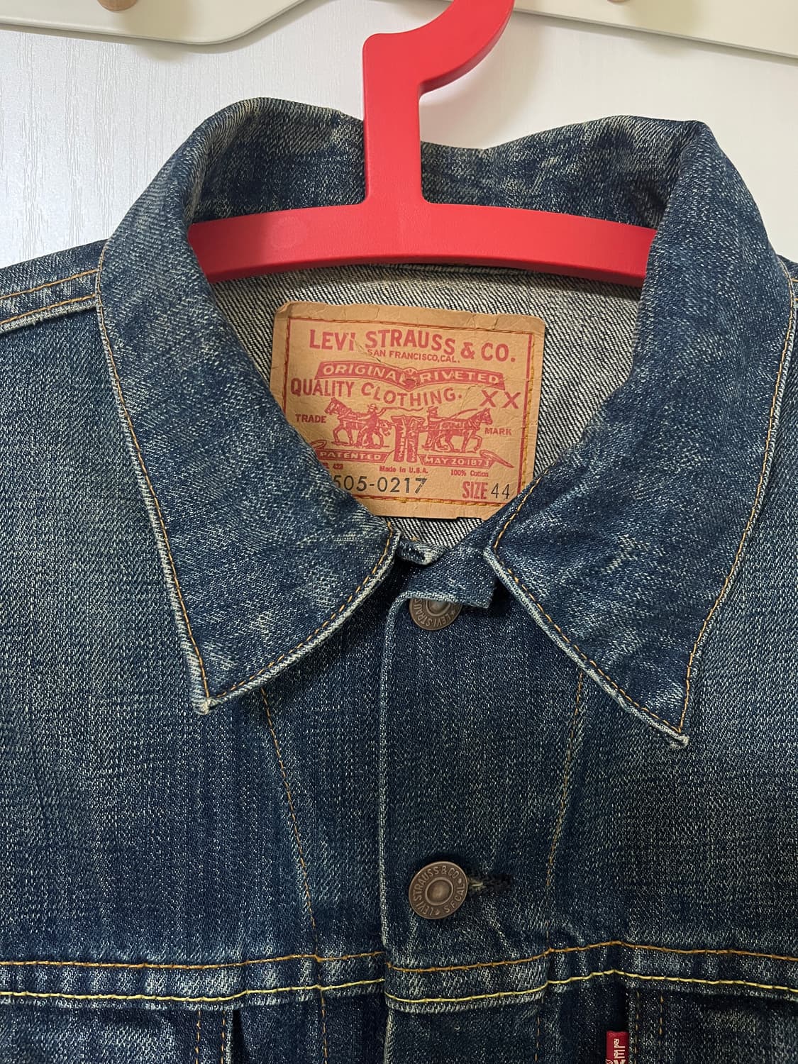 리바이스 발렌시아 빅E 3세대 트러커 44 XL사이즈 555 상품이미지2