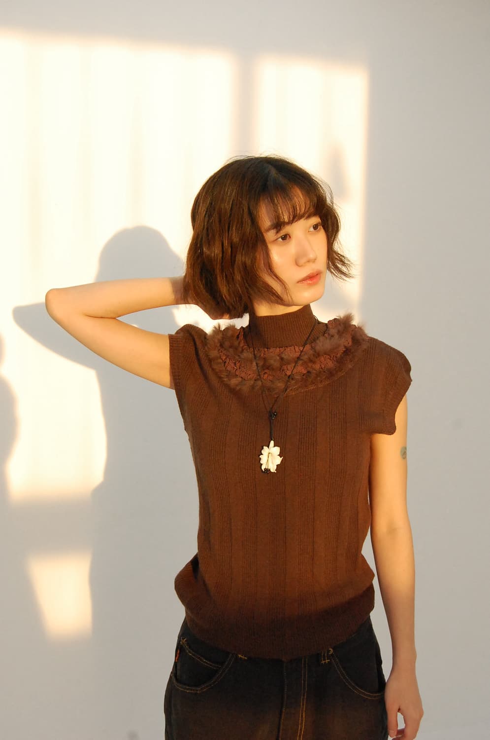 Raison detre fur half knit 상품이미지2