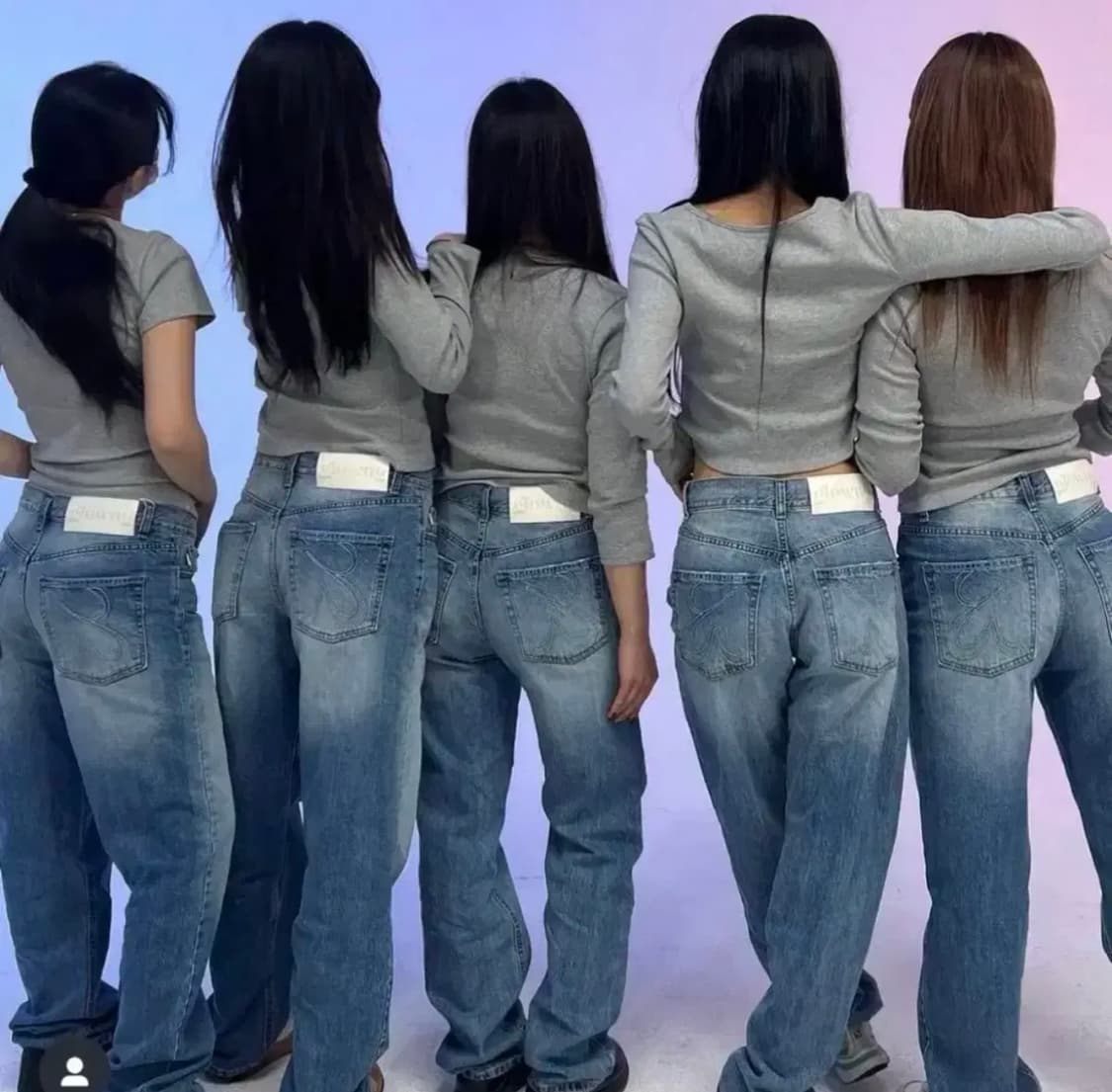 글로니 미드라이즈 데님 청바지 M사이즈 상품이미지2