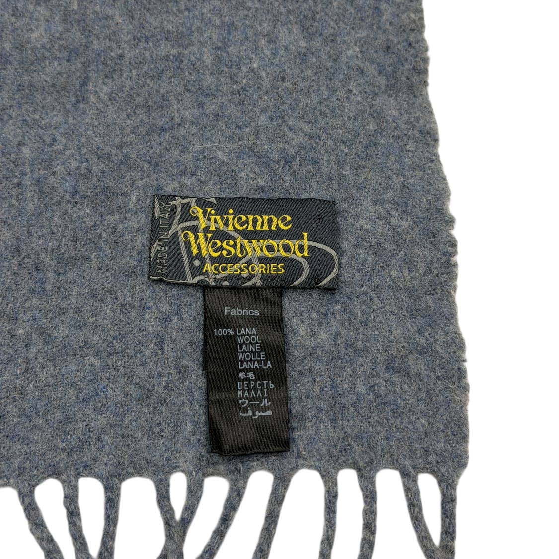 비비안웨스트우드 오브 머플러 목도리 블루 상품이미지4