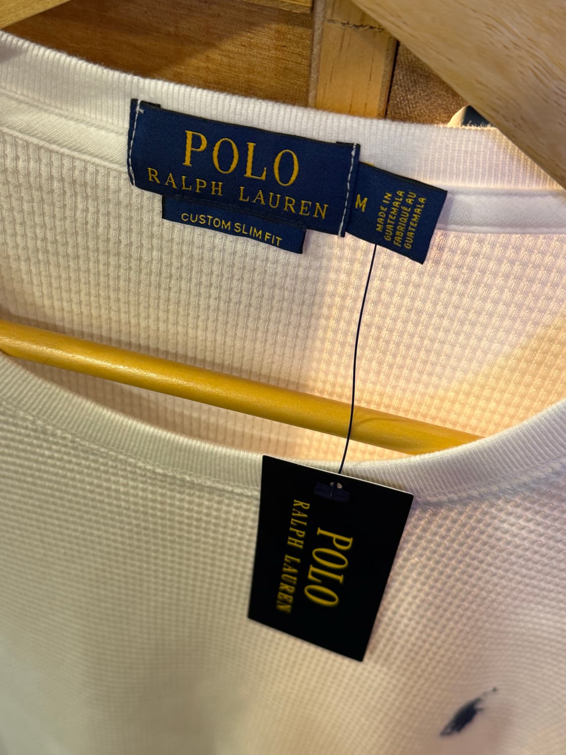 폴로 랄프로렌 화이트 와플 롱슬리브 상품이미지2