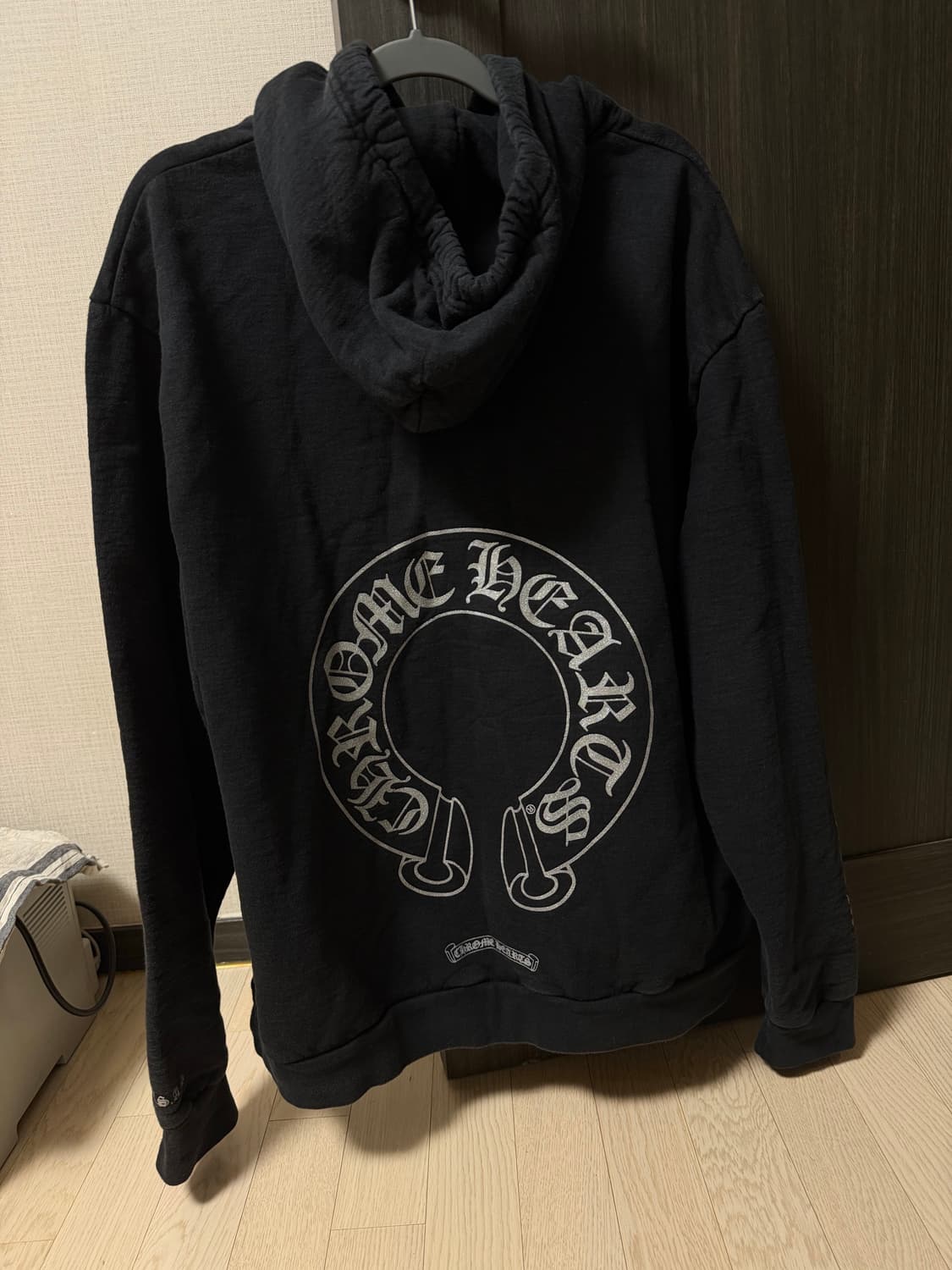 크롬하츠 실버 글리터 후드티 L 상품이미지8