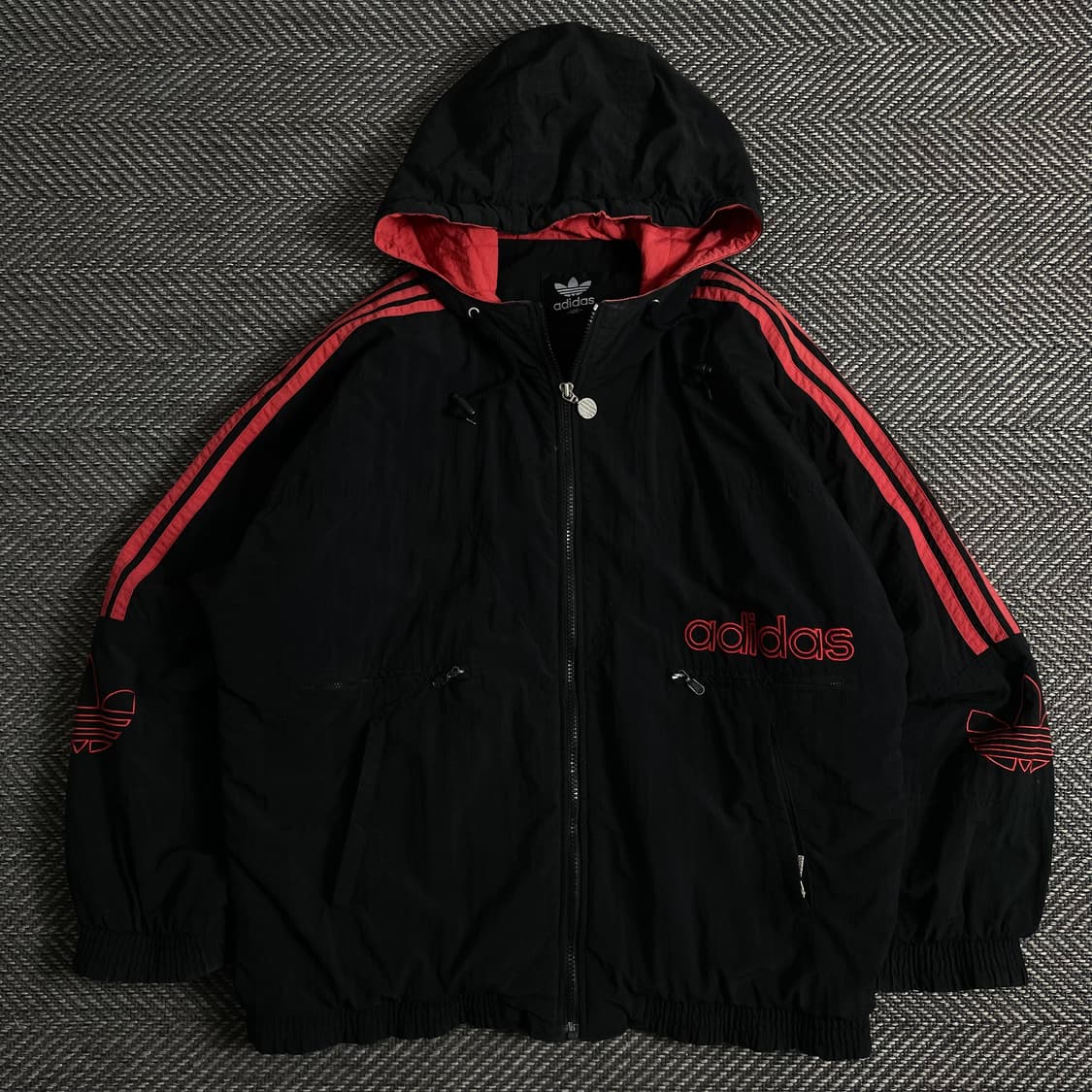 00s 아디다스 빅로고 올드스쿨 박시핏 점퍼 자켓y 3120 상품이미지2