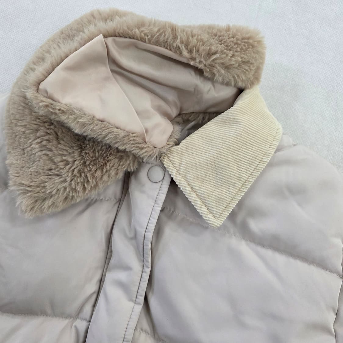 [85] 로엠 덕다운 카라 숏 점퍼 0210J 상품이미지3