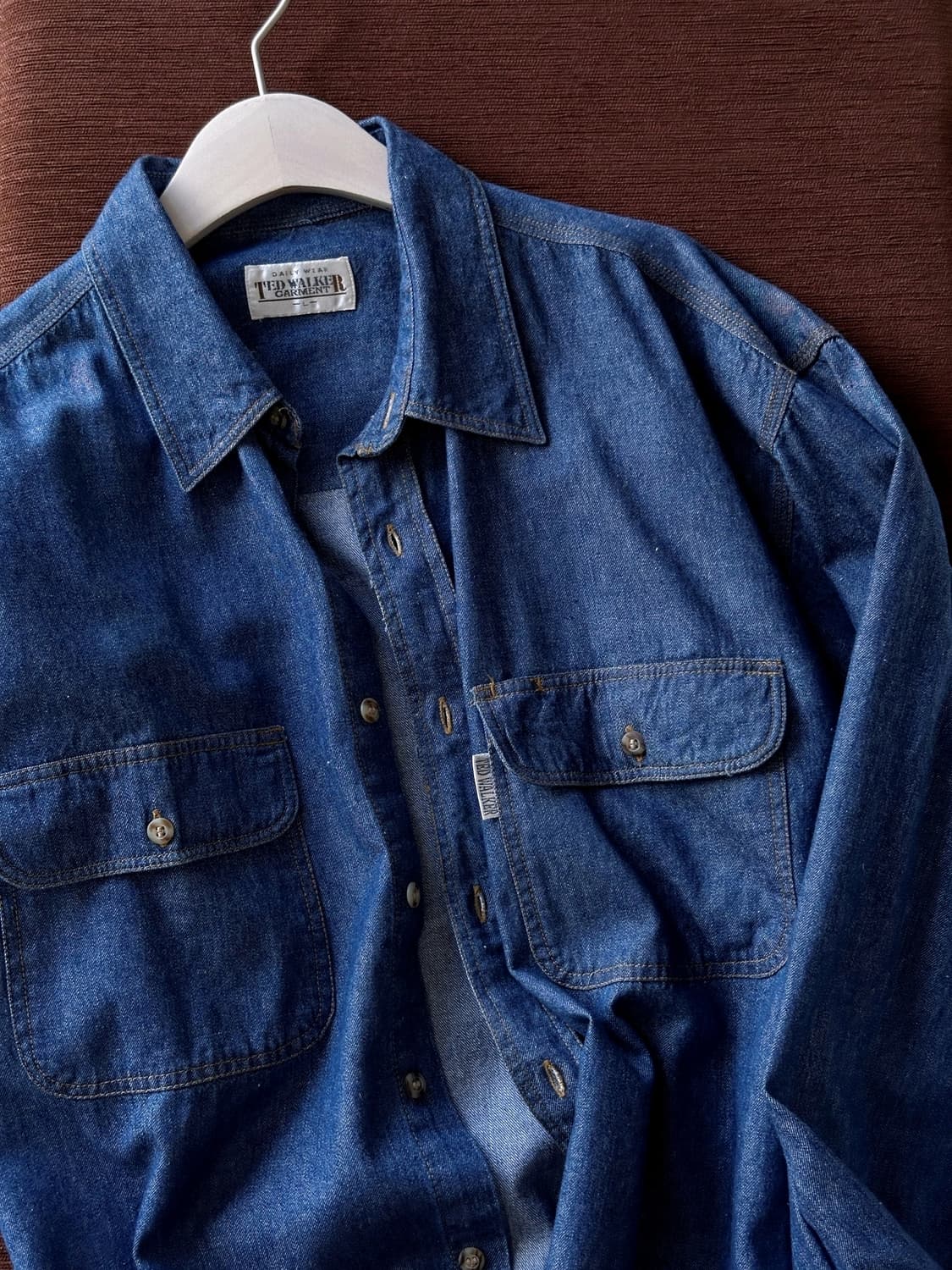 Cotton denim worker shirt 상품이미지2