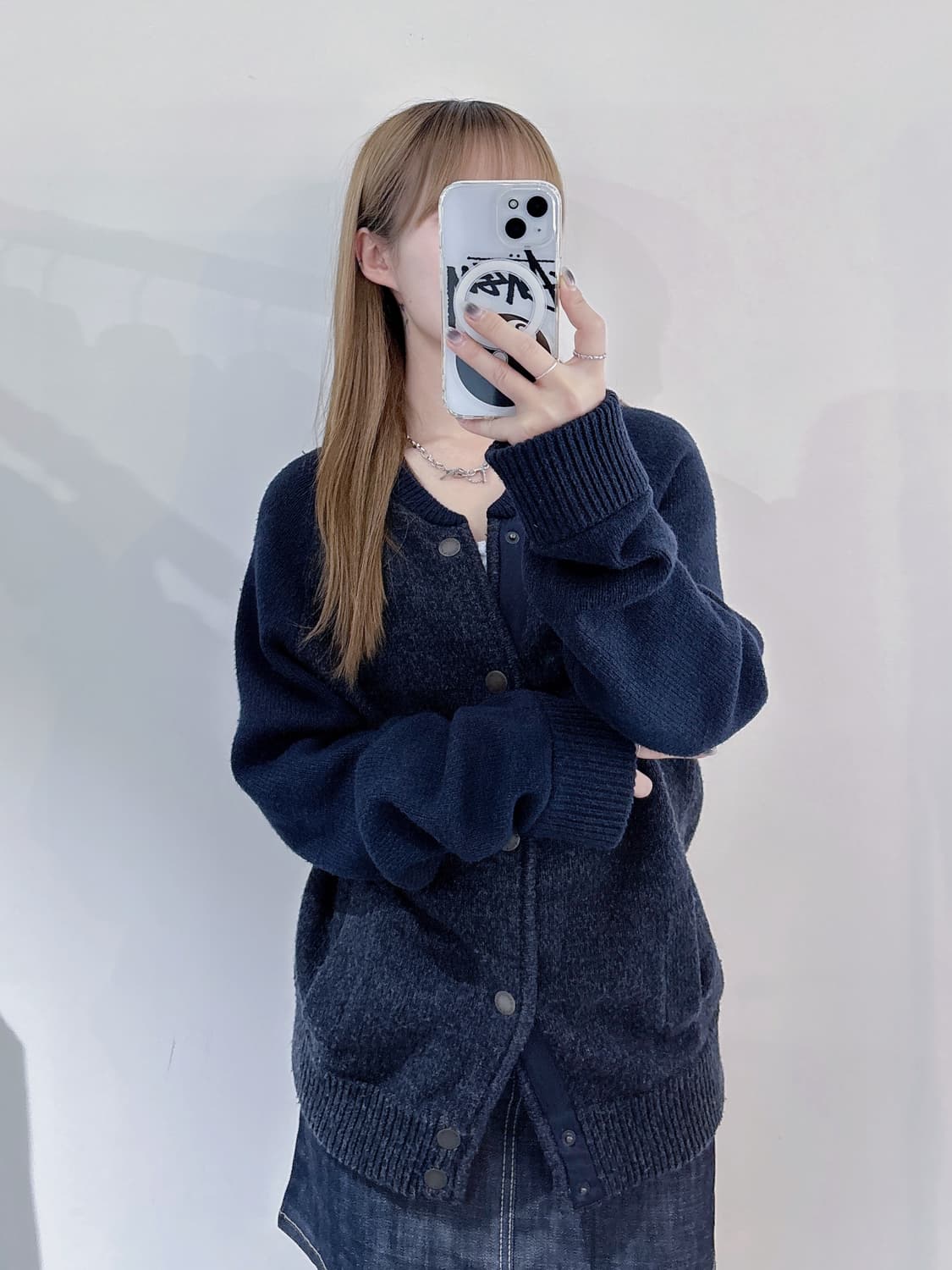 아베크롬비 자수로고 니트 자켓 상품이미지1