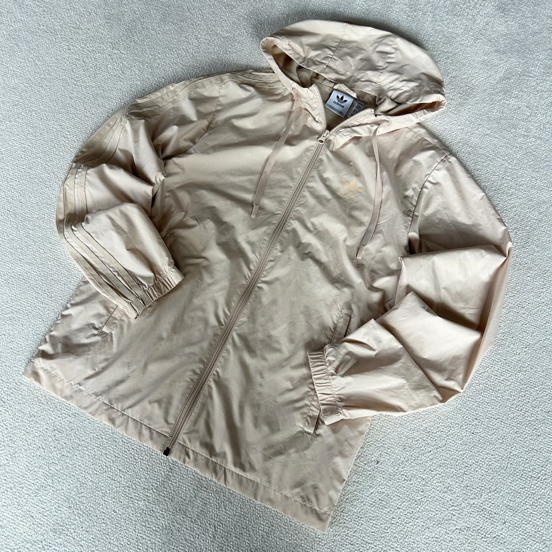 아디다스 후드 바람막이 베이지 s 상품이미지1