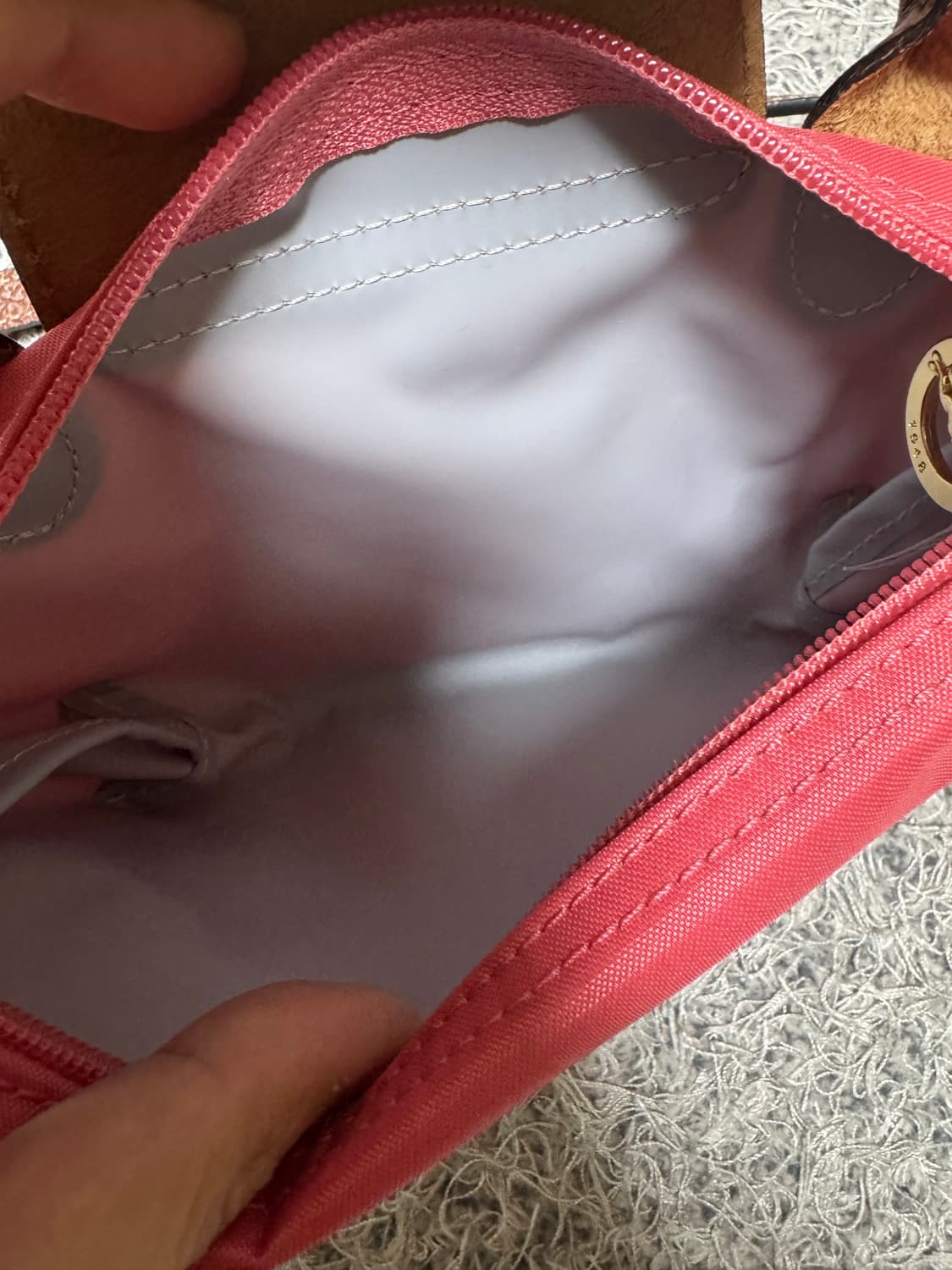 롱샴 미니백 핑크 상품이미지4