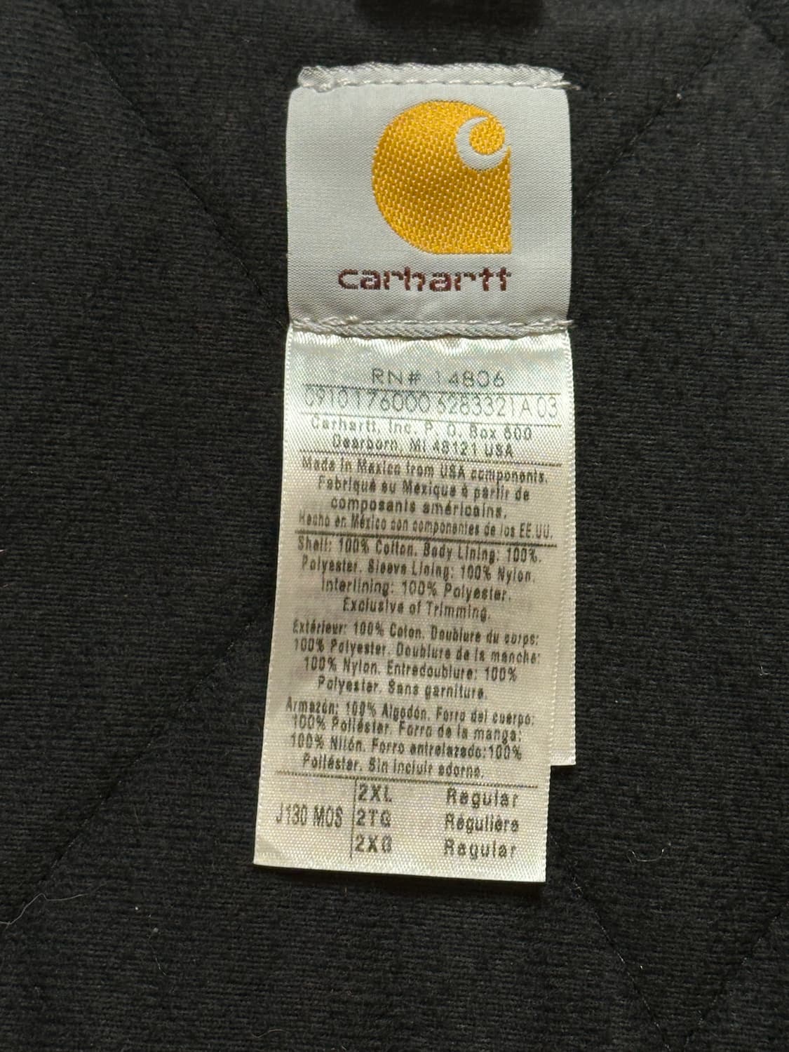 OG 칼하트 J130 액티브 자켓 칼하트 MOS 모스그린 상품이미지8