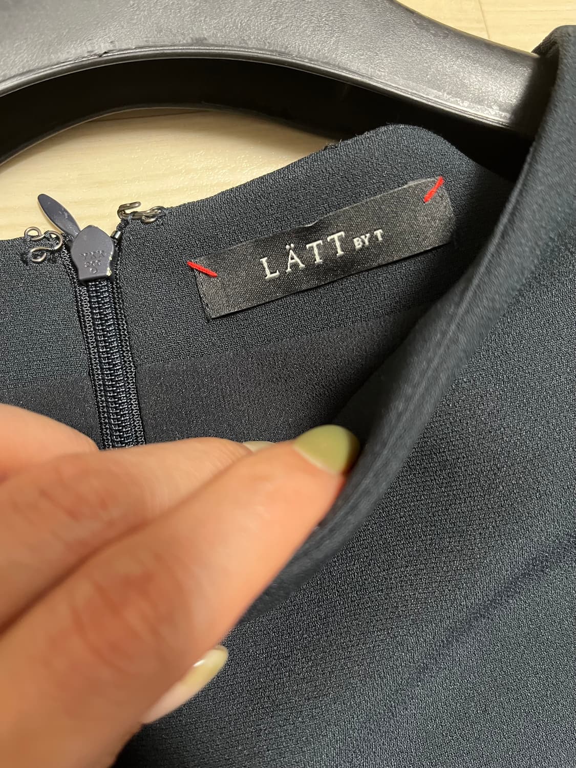 한섬 LÄTT BY T 롱 원피스 다크 그린 55사이즈 상품이미지7