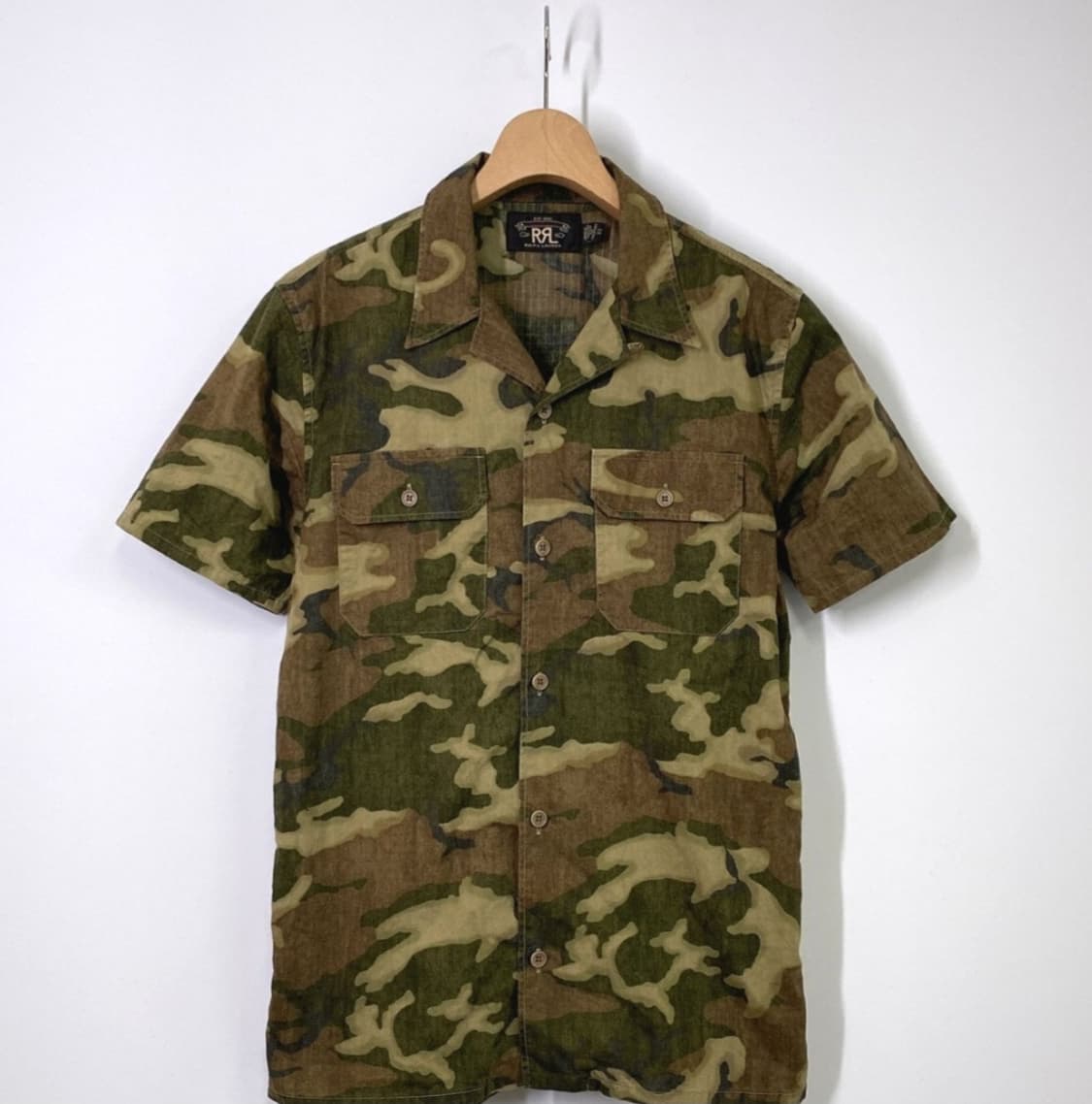 더블알엘 RRL 밀리터리 카모 셔츠 XS 상품이미지1