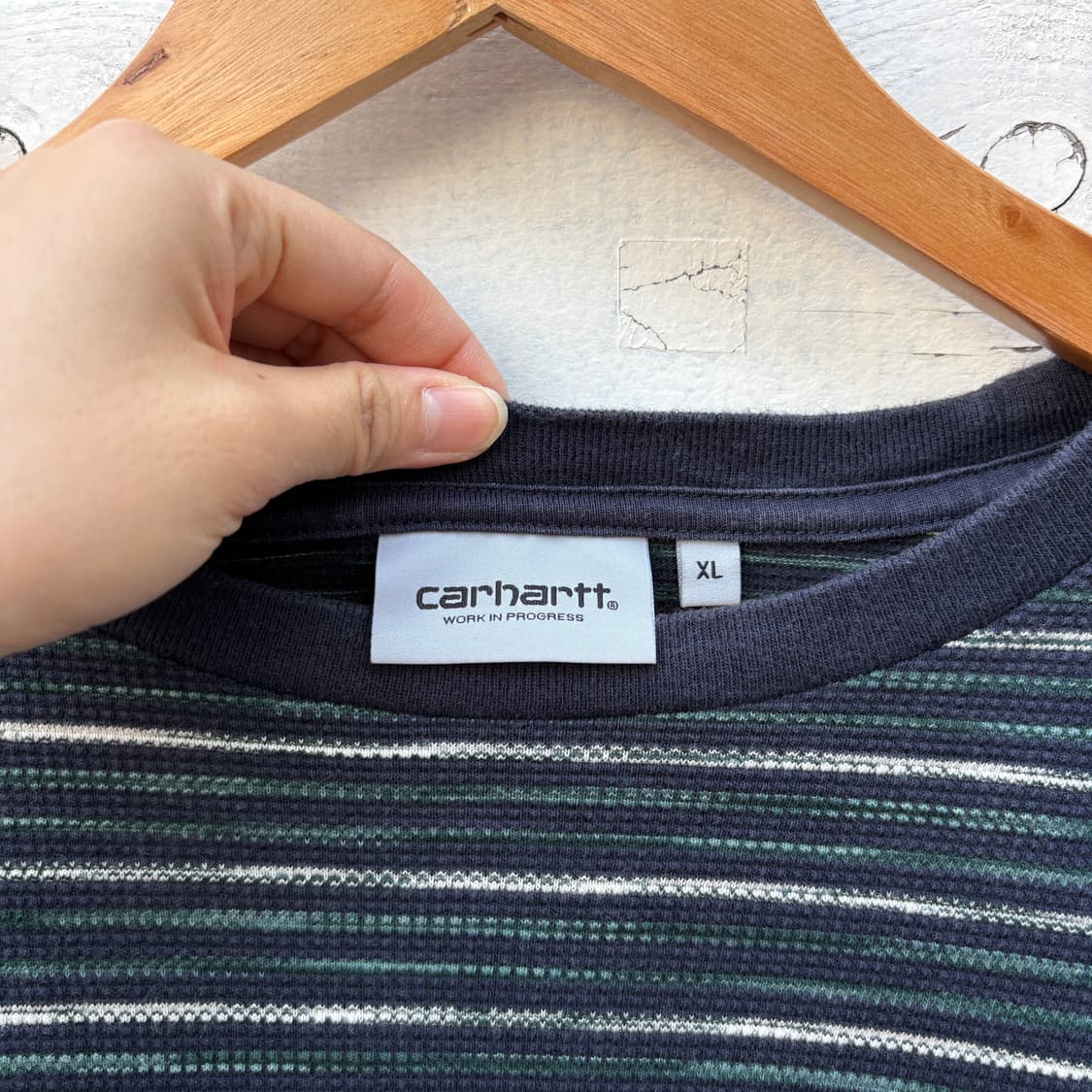 Carhartt 칼하트 스트라이프 와플티 롱슬리브 상품이미지3