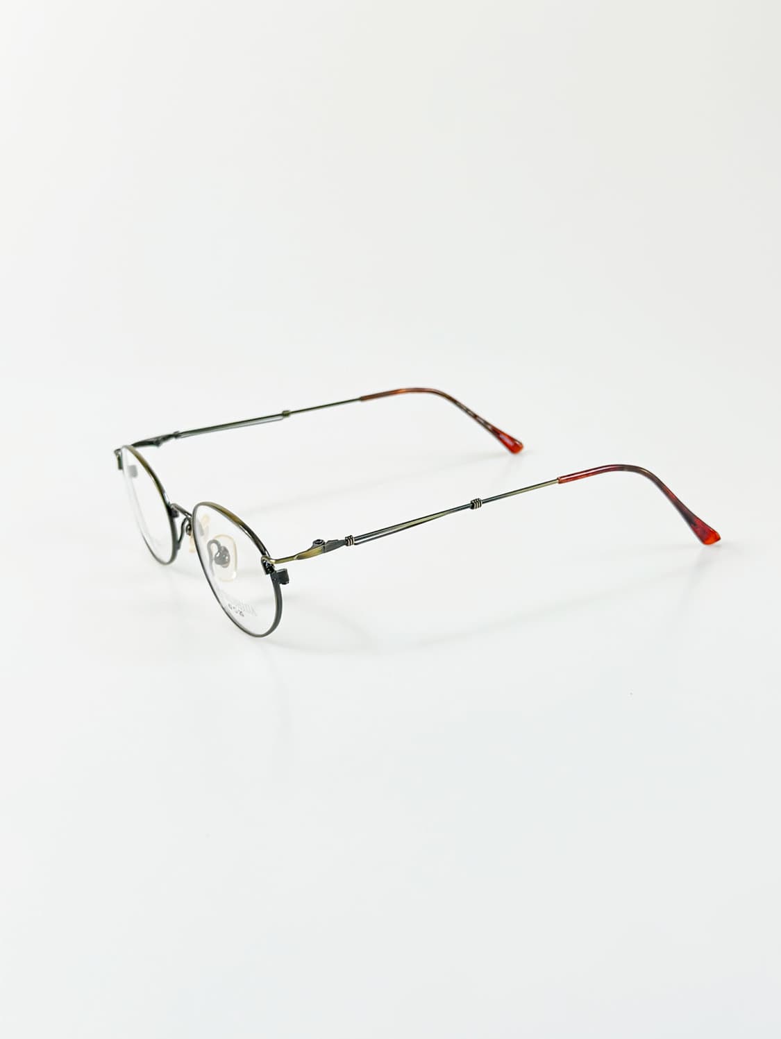 90s 일본제 MATSUSHIDA 슬림 라운드 빈티지 안경 상품이미지3