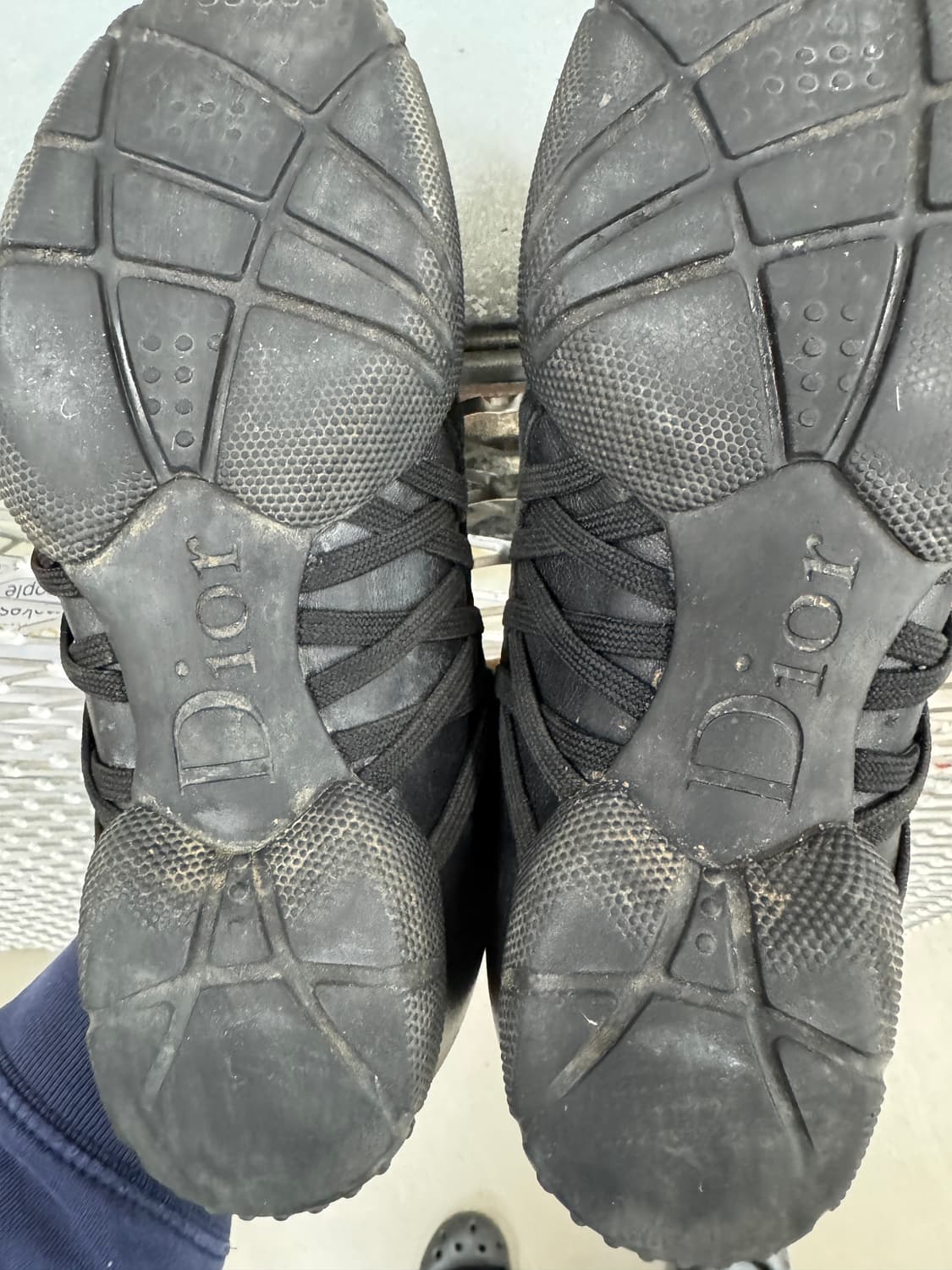 디올 레더 스니커즈 36.5 상품이미지8