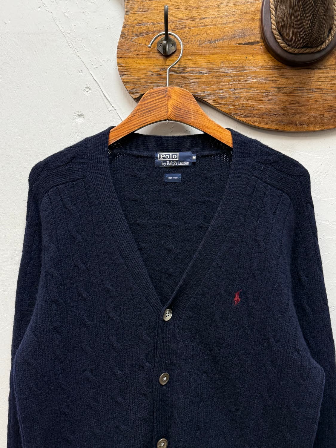 90s Polo by Ralph Lauren Cable-Knit Card 상품이미지1