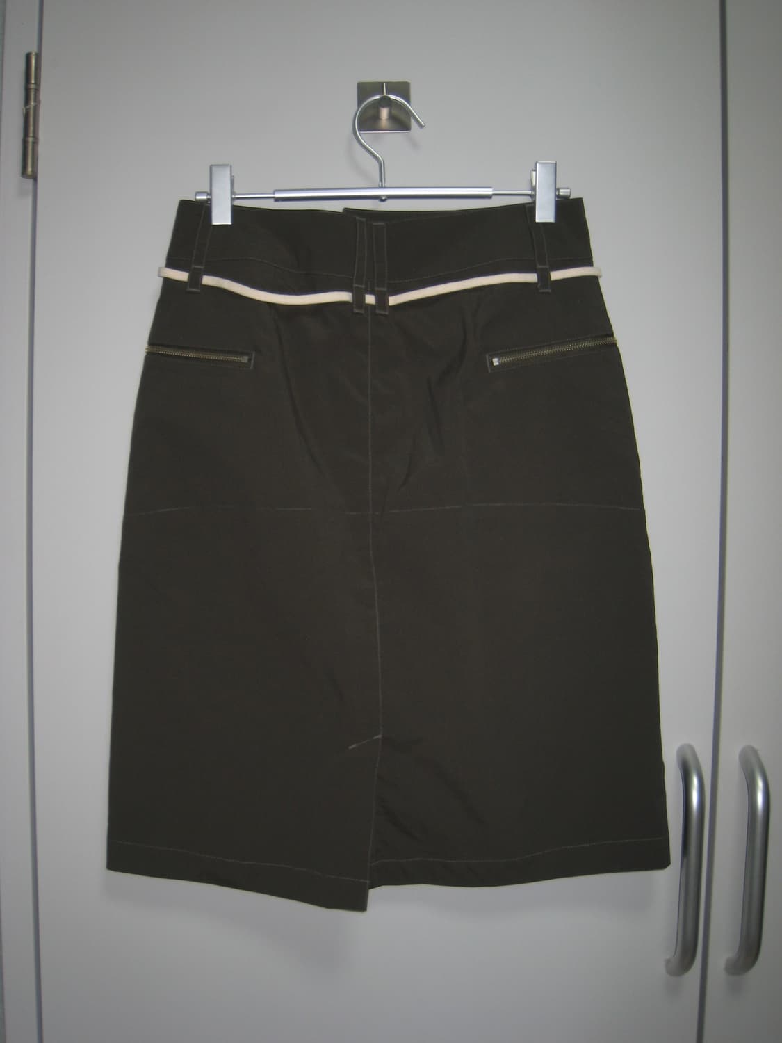 mmw(mmlg우먼) 미디 스커트 차콜 상품이미지6