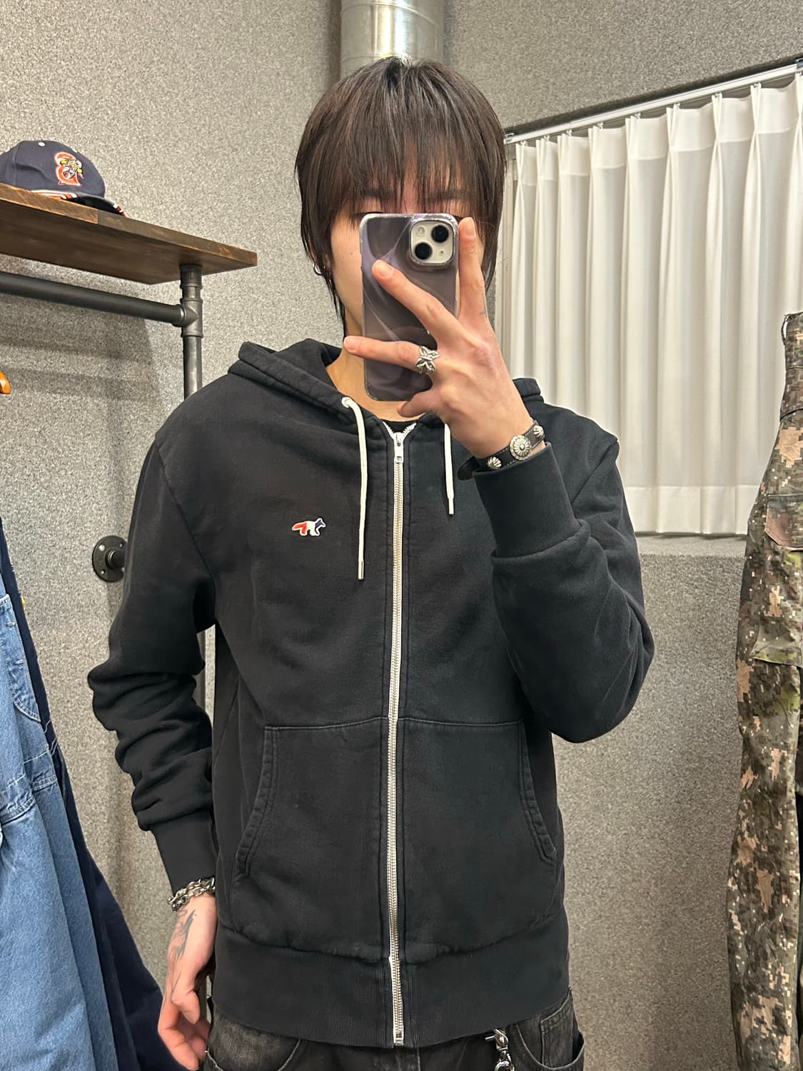 Maison Kitsune Hood Zip Up 상품이미지1