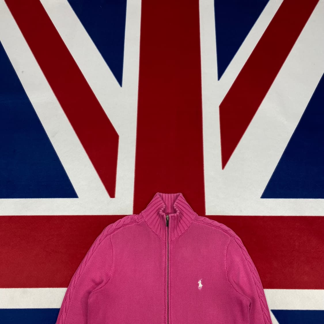 폴로 니트 집업 여성 L 상품이미지2