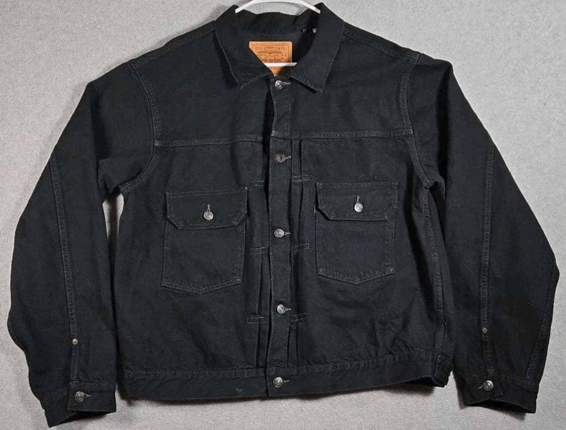 lvc 블랙리자드 데님자켓 46사이즈 상품이미지1