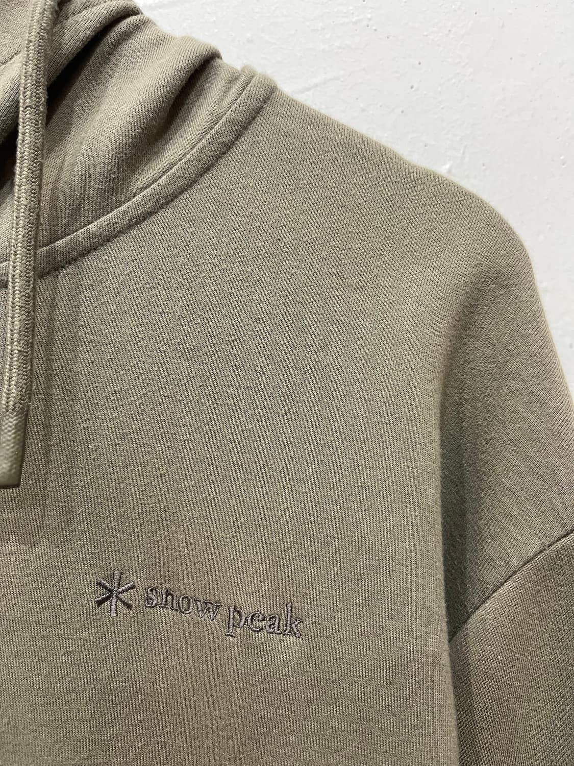 스노우피크 카키 후드집업 XL 상품이미지2