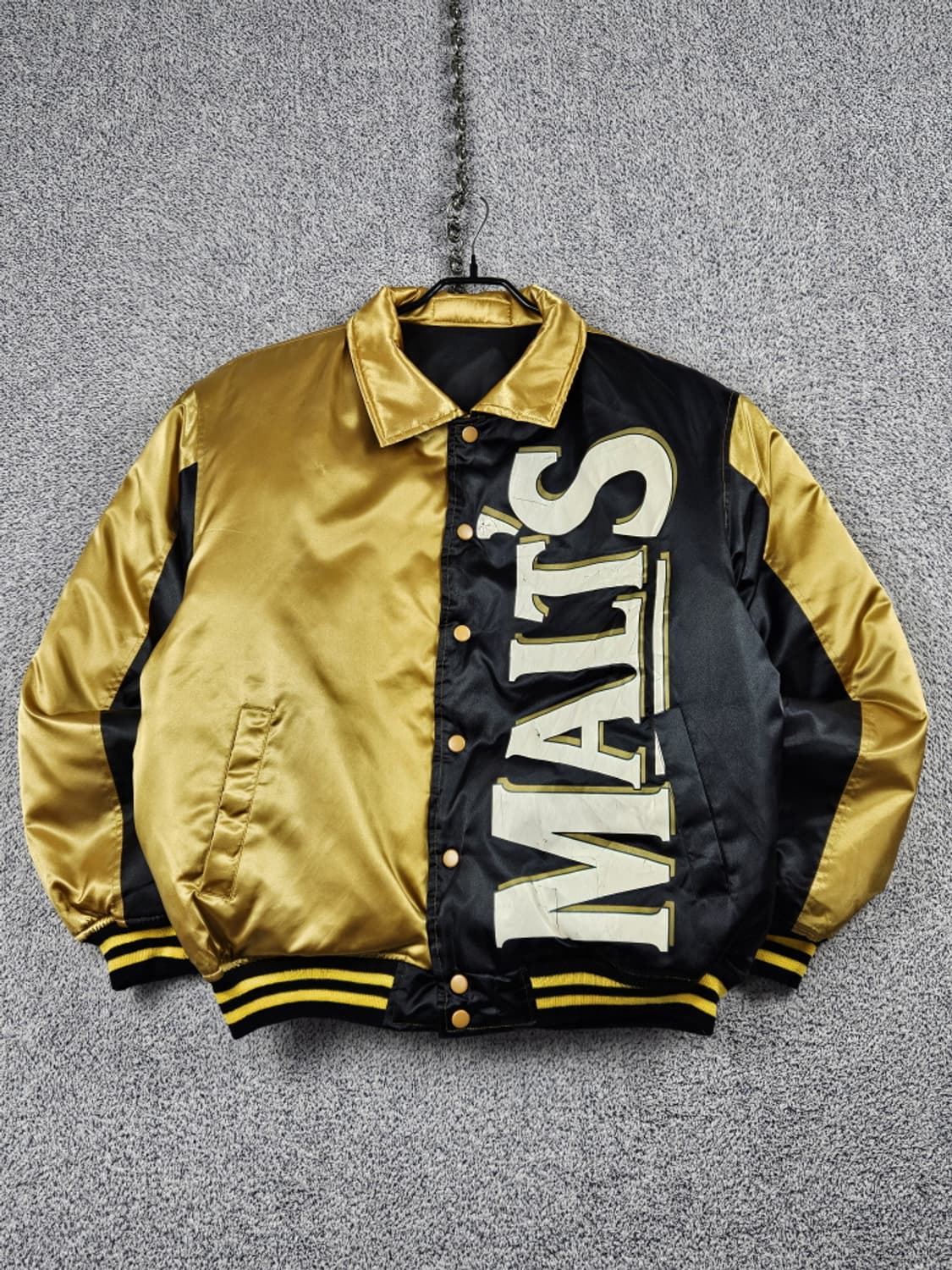 몰츠 배색 프린팅로고 리버시블 패딩 자켓 ( M ) / 10110 상품이미지1