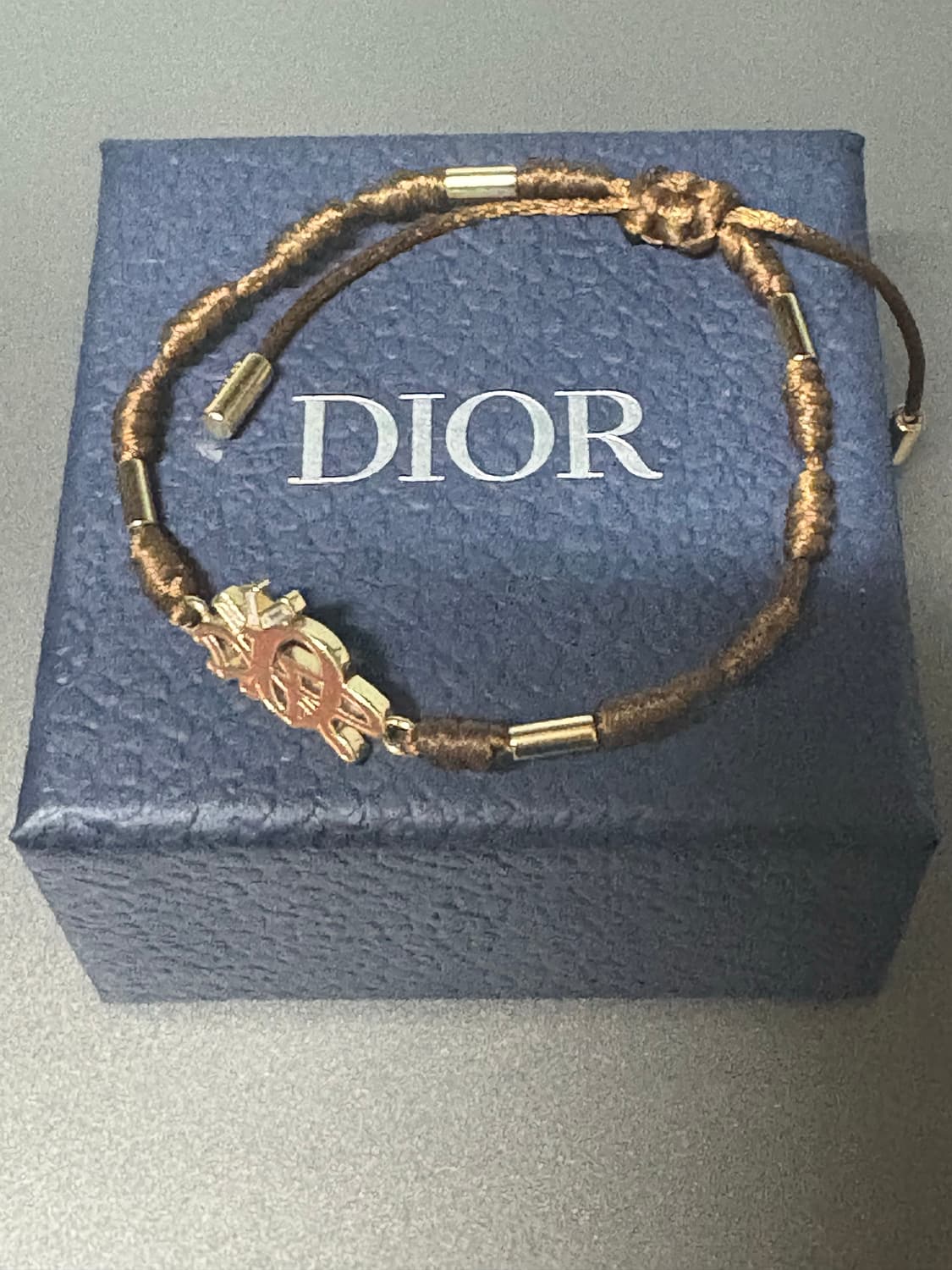 디올x캑터스잭 coffee brown bracelet 상품이미지3