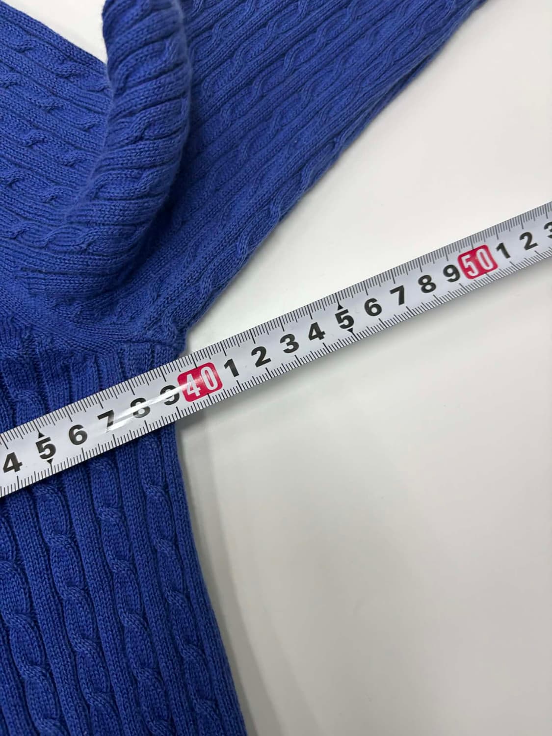 라코스테 케이블 걸즈 코튼 니트 집업 희귀져지(90) 상품이미지6