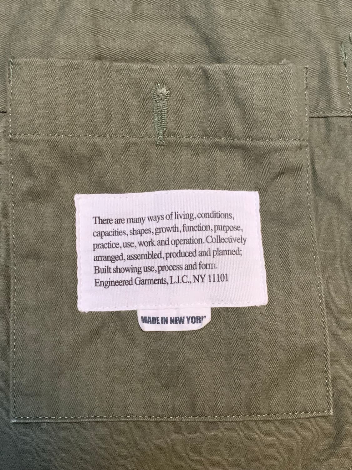 [S]엔지니어드 가먼츠 헤링본 베드포드 상품이미지4