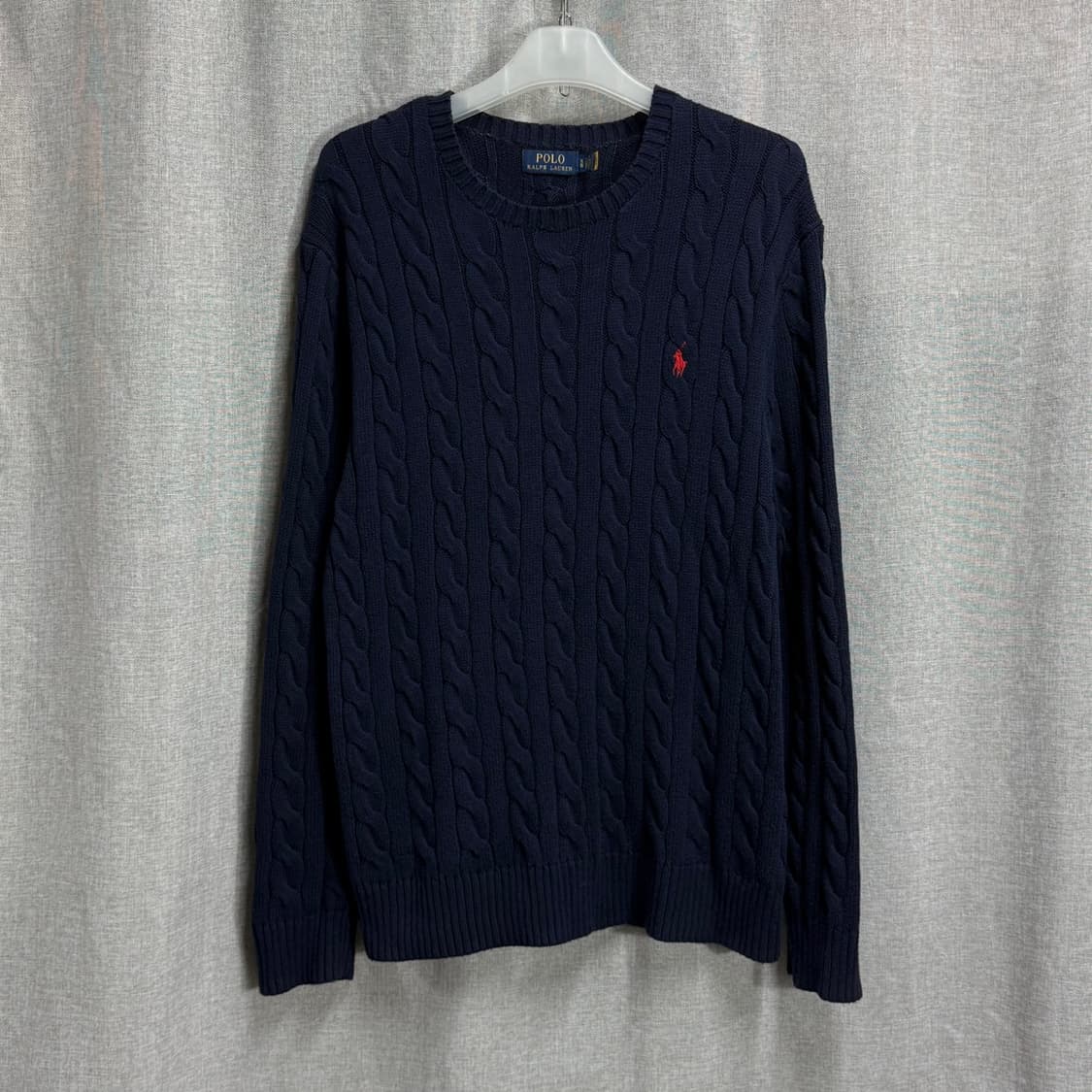 [XL/해외] 폴로 랄프로렌 코튼 케이블 니트 상품이미지1