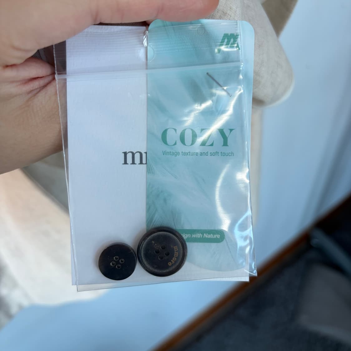 mmore 베이지색 린넨 블레이저 자켓 상품이미지5